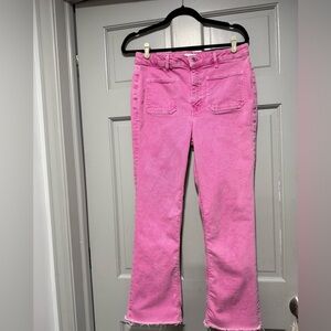 Zara Vibrant Pink Denim Jeans
